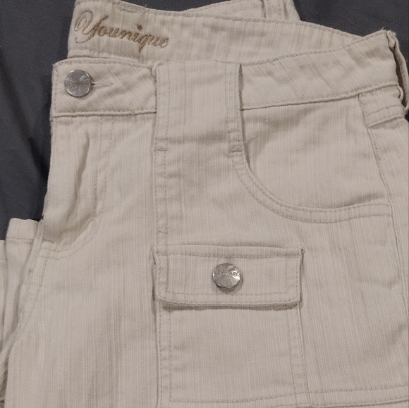 Younique Corduroy Pants - Juniors Size 9 - Late 90's Fabric - Picture 6 of 7